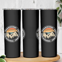 Perseid Meteor Shower Skinny Tumbler Shooting Stars Astronomy Vintage Retro Mountain - Wonder Print Shop