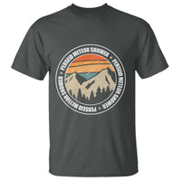 Perseid Meteor Shower T Shirt Shooting Stars Astronomy Vintage Retro Mountain - Wonder Print Shop