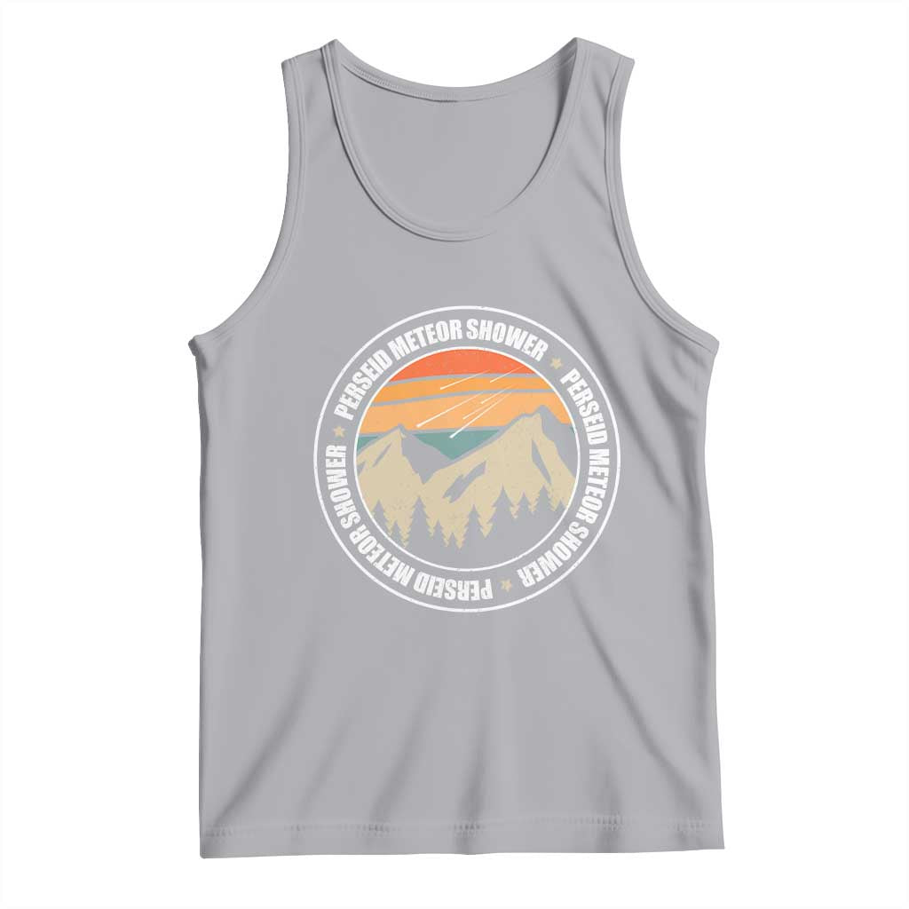 Perseid Meteor Shower Tank Top Shooting Stars Astronomy Vintage Retro Mountain - Wonder Print Shop