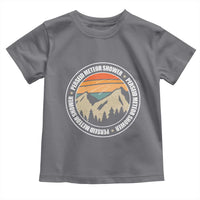 Perseid Meteor Shower Toddler T Shirt Shooting Stars Astronomy Vintage Retro Mountain - Wonder Print Shop