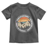 Perseid Meteor Shower Toddler T Shirt Shooting Stars Astronomy Vintage Retro Mountain - Wonder Print Shop