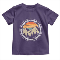 Perseid Meteor Shower Toddler T Shirt Shooting Stars Astronomy Vintage Retro Mountain - Wonder Print Shop