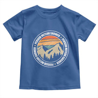 Perseid Meteor Shower Toddler T Shirt Shooting Stars Astronomy Vintage Retro Mountain - Wonder Print Shop