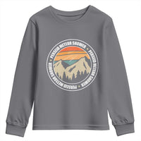 Perseid Meteor Shower Youth Sweatshirt Shooting Stars Astronomy Vintage Retro Mountain - Wonder Print Shop