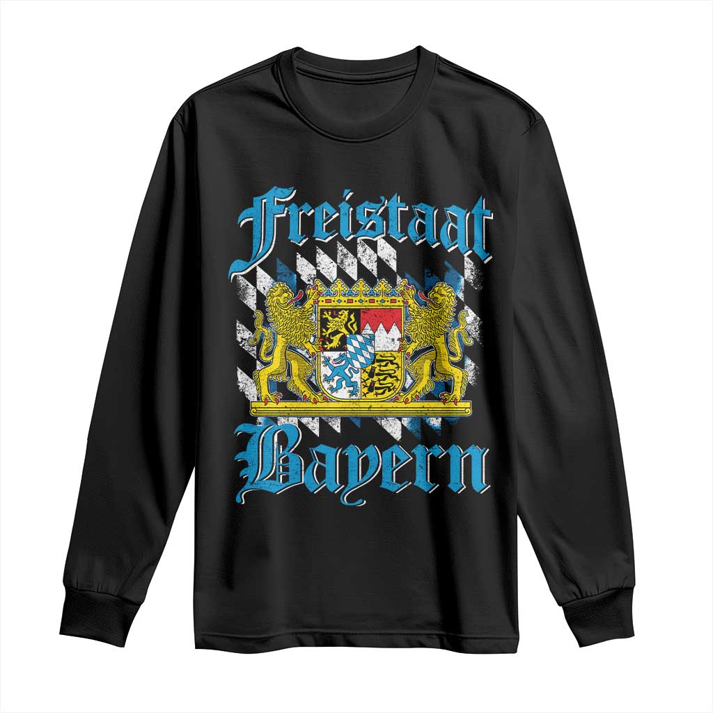 Freustaat Bayern Long Sleeve Shirt Bavaria German Munich Oktoberfest - Wonder Print Shop