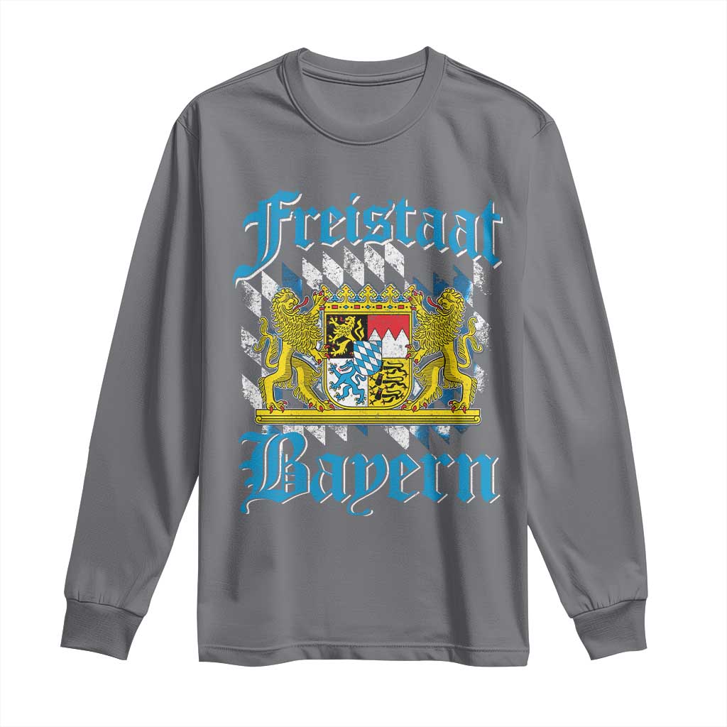 Freustaat Bayern Long Sleeve Shirt Bavaria German Munich Oktoberfest - Wonder Print Shop