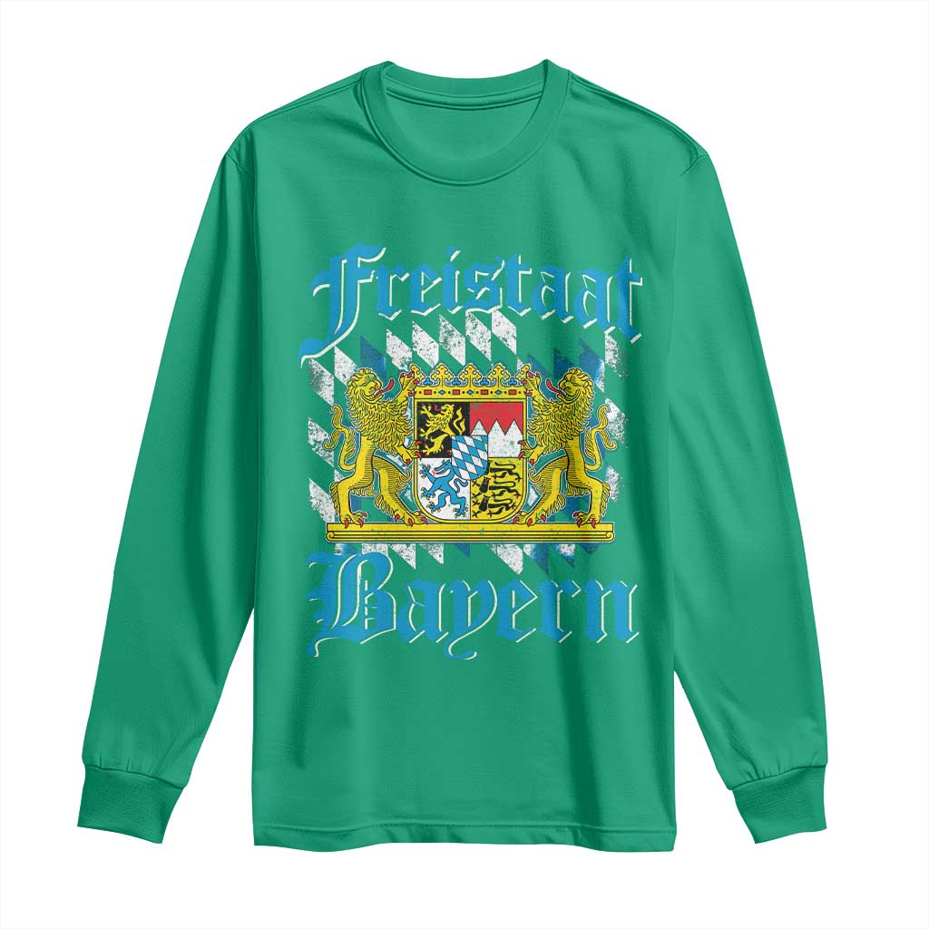 Freustaat Bayern Long Sleeve Shirt Bavaria German Munich Oktoberfest - Wonder Print Shop