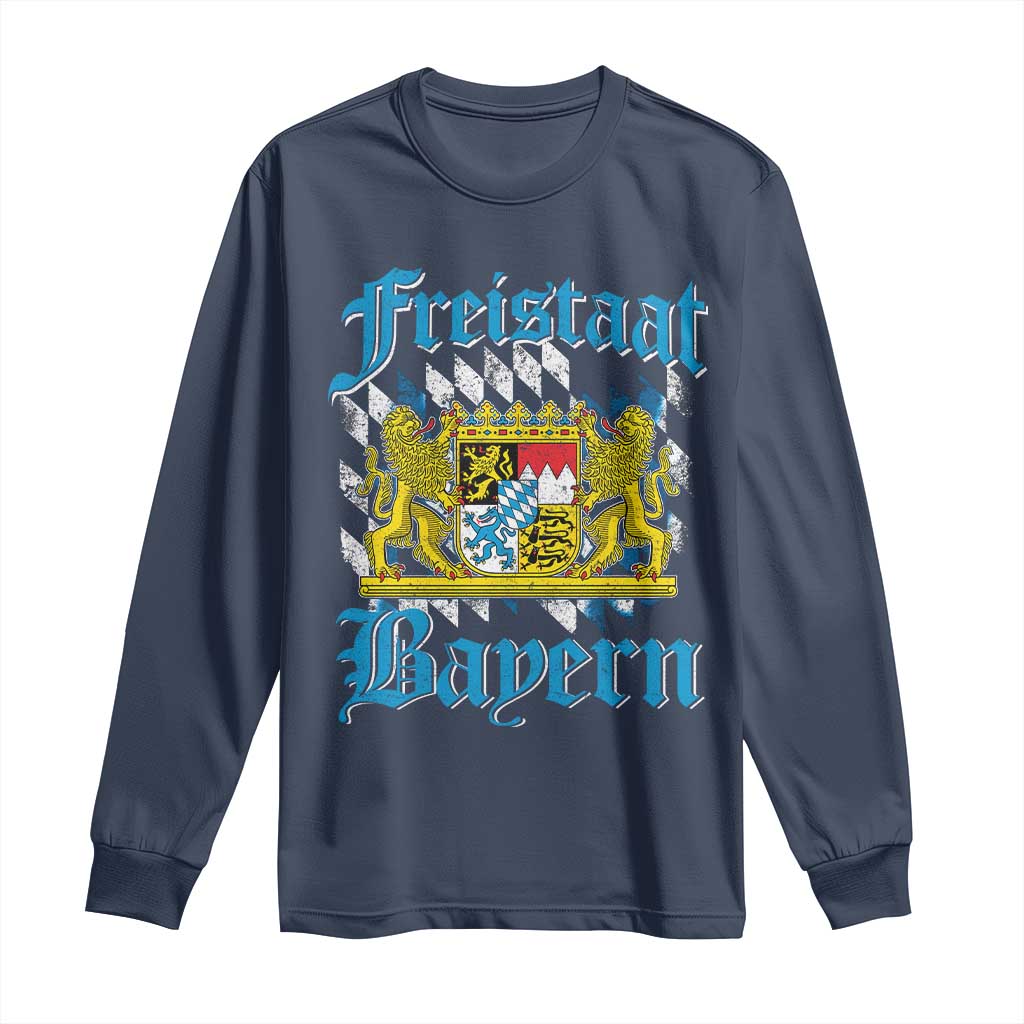 Freustaat Bayern Long Sleeve Shirt Bavaria German Munich Oktoberfest - Wonder Print Shop