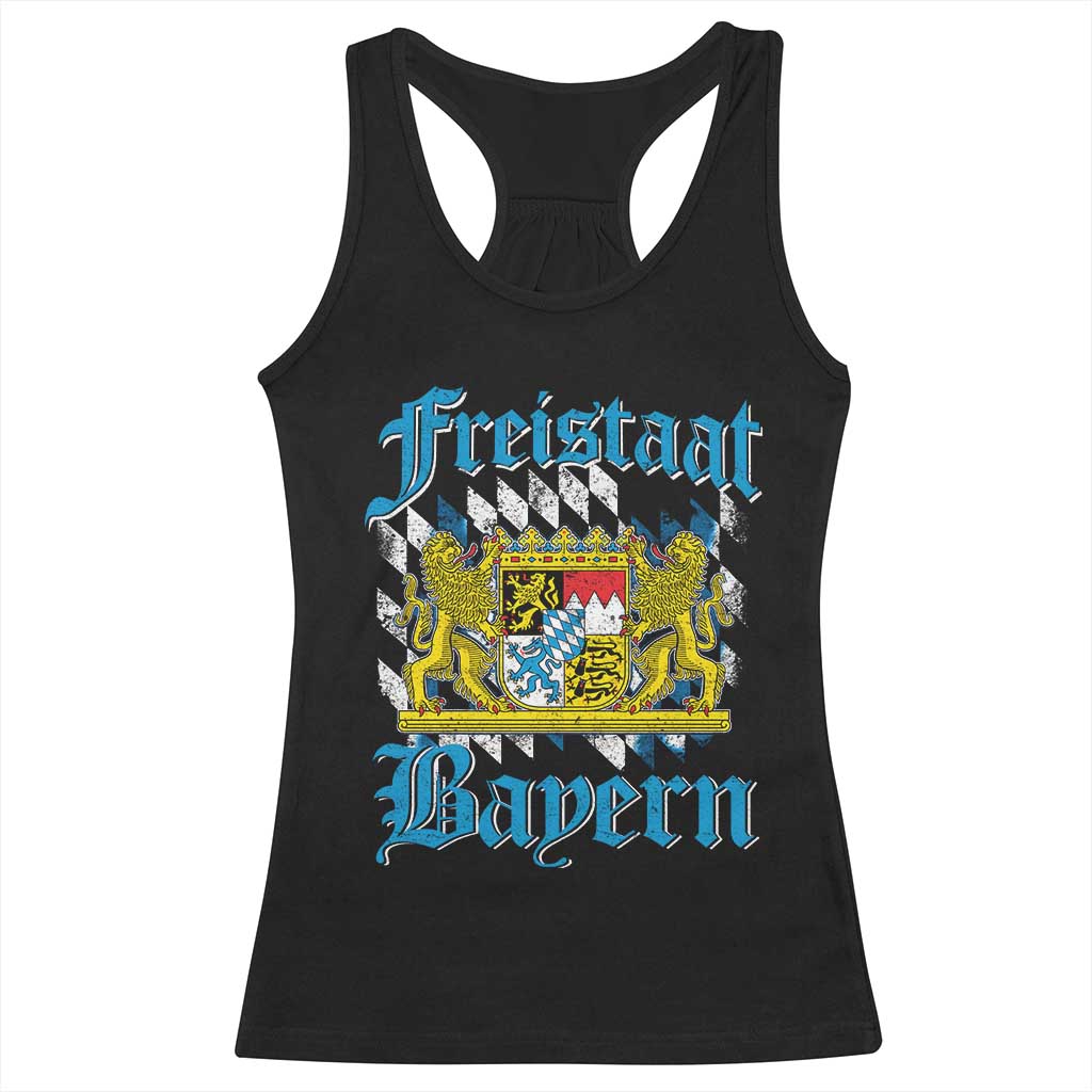 Freustaat Bayern Racerback Tank Top Bavaria German Munich Oktoberfest - Wonder Print Shop