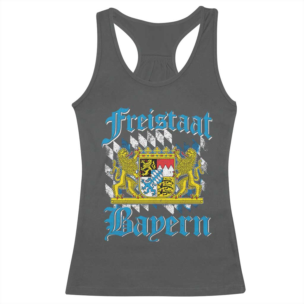 Freustaat Bayern Racerback Tank Top Bavaria German Munich Oktoberfest - Wonder Print Shop