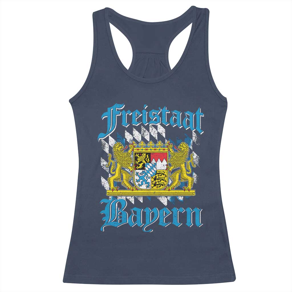 Freustaat Bayern Racerback Tank Top Bavaria German Munich Oktoberfest - Wonder Print Shop