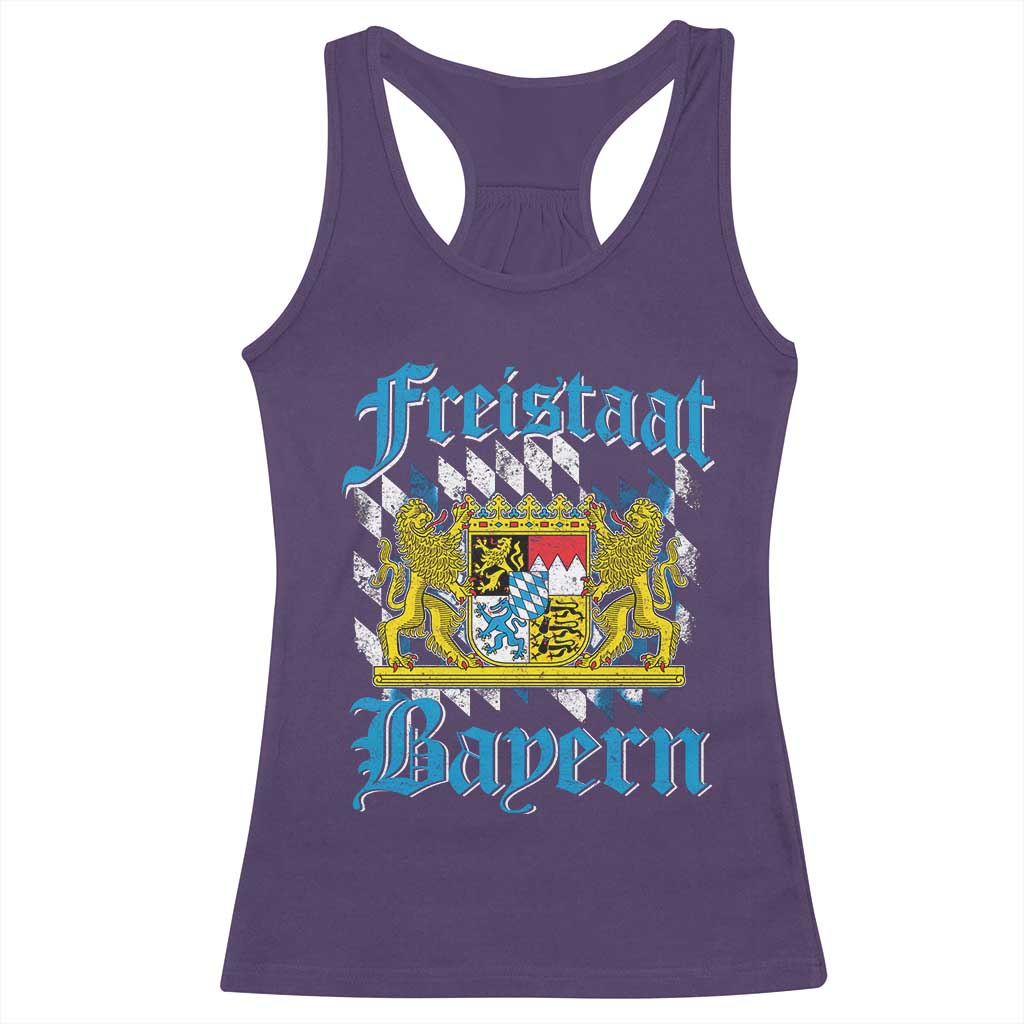 Freustaat Bayern Racerback Tank Top Bavaria German Munich Oktoberfest - Wonder Print Shop