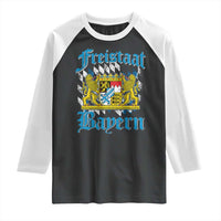 Freustaat Bayern Raglan Shirt Bavaria German Munich Oktoberfest - Wonder Print Shop