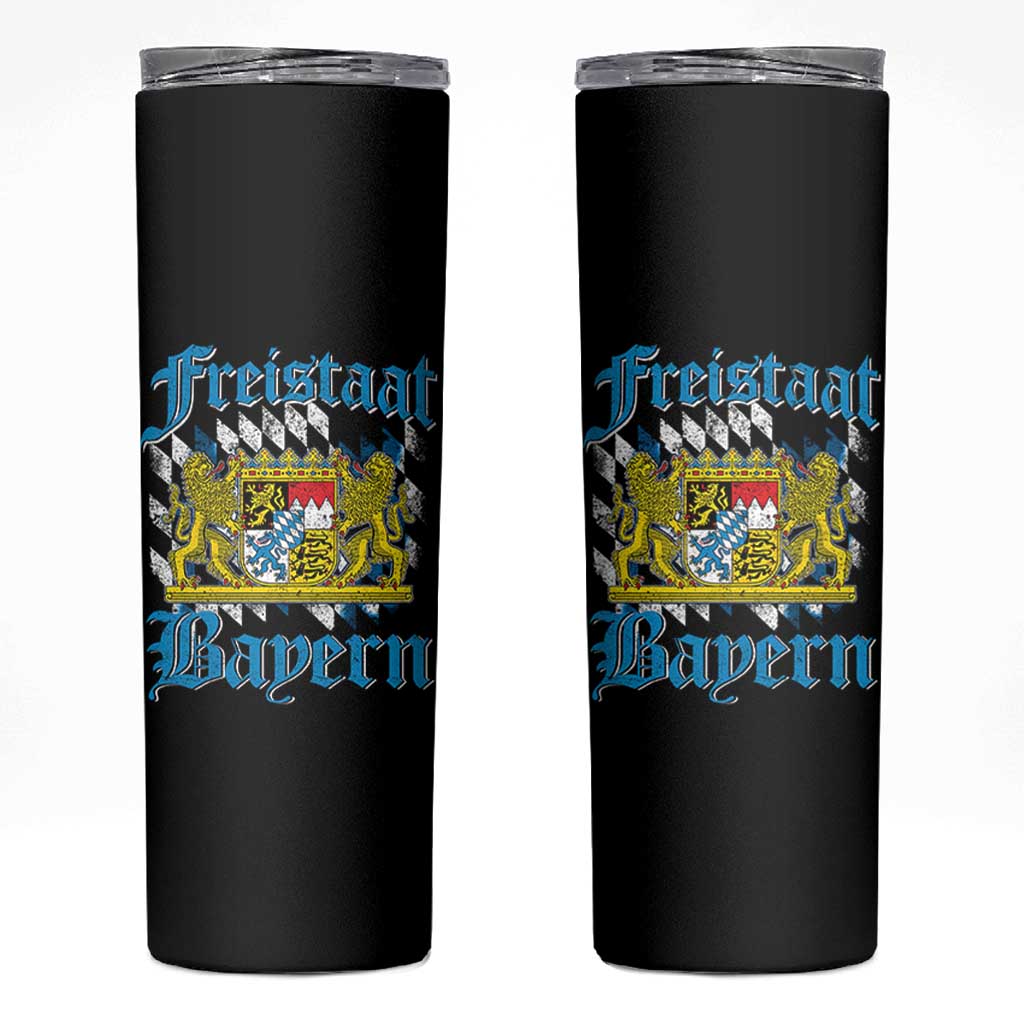 Freustaat Bayern Skinny Tumbler Bavaria German Munich Oktoberfest - Wonder Print Shop