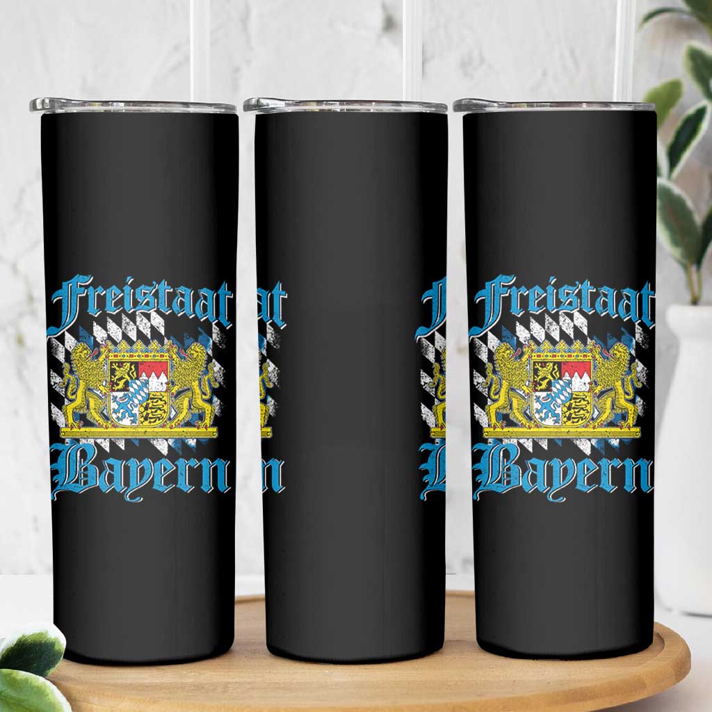 Freustaat Bayern Skinny Tumbler Bavaria German Munich Oktoberfest - Wonder Print Shop