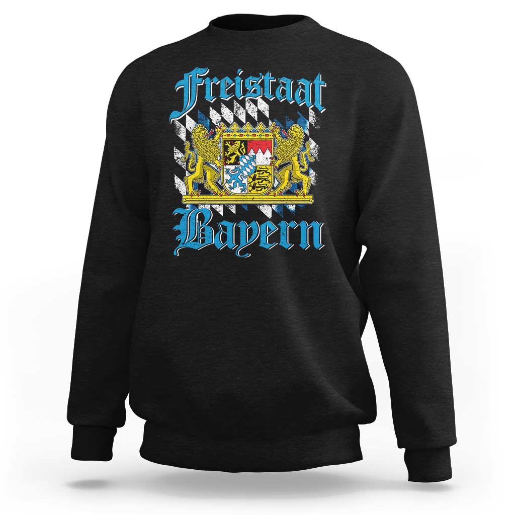 Freustaat Bayern Sweatshirt Bavaria German Munich Oktoberfest - Wonder Print Shop