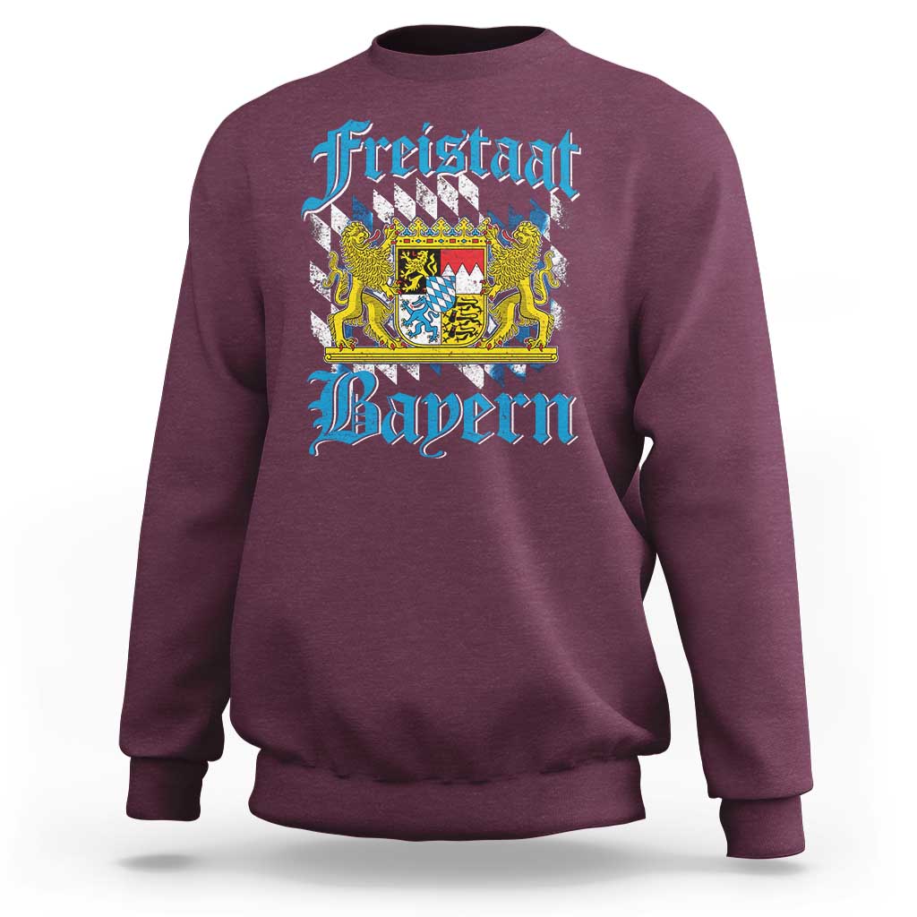 Freustaat Bayern Sweatshirt Bavaria German Munich Oktoberfest - Wonder Print Shop