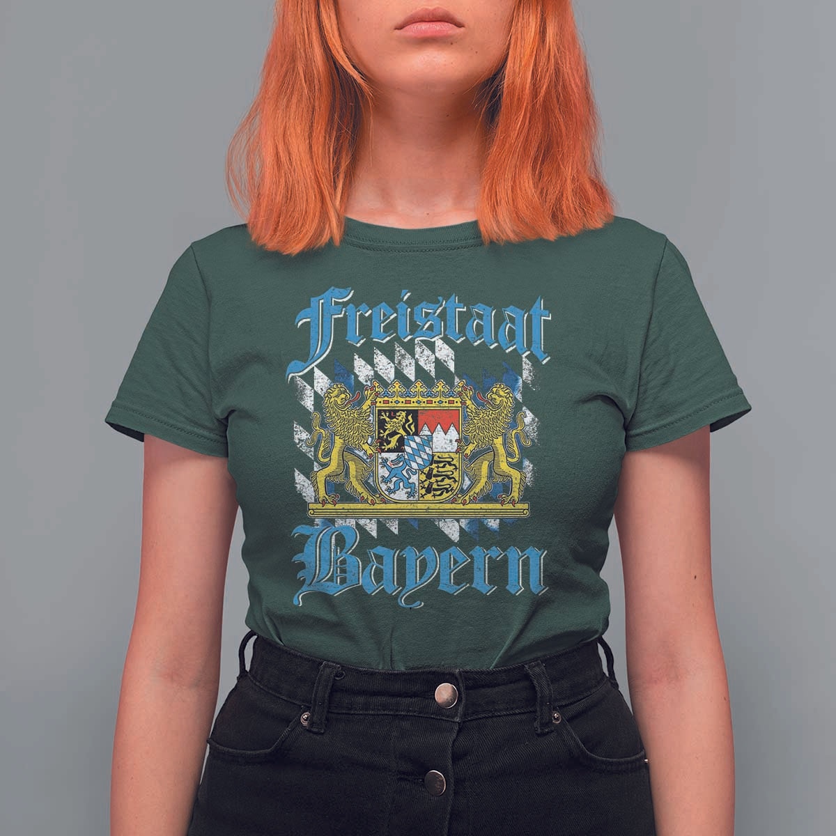 Freustaat Bayern T Shirt For Women Bavaria German Munich Oktoberfest - Wonder Print Shop