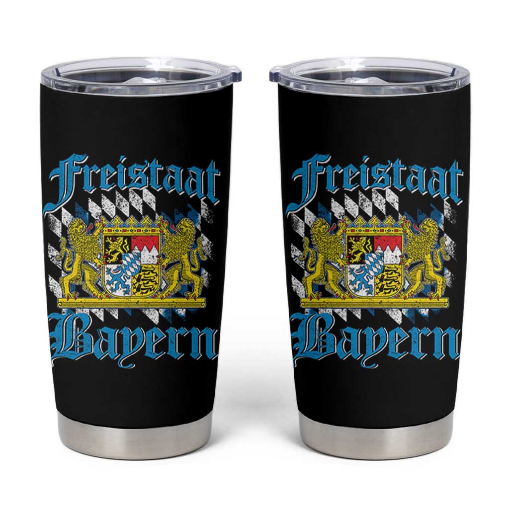 Freustaat Bayern Tumbler Cup Bavaria German Munich Oktoberfest - Wonder Print Shop