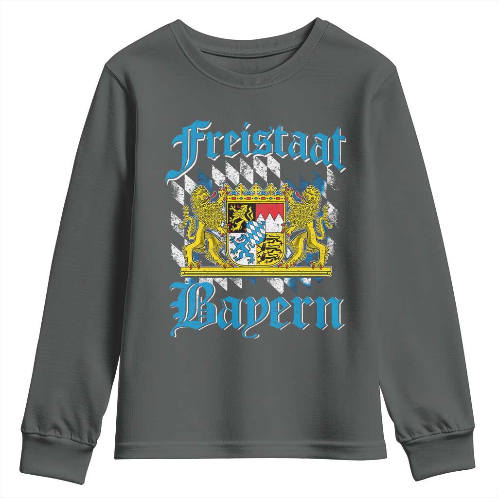 Freustaat Bayern Youth Sweatshirt Bavaria German Munich Oktoberfest - Wonder Print Shop