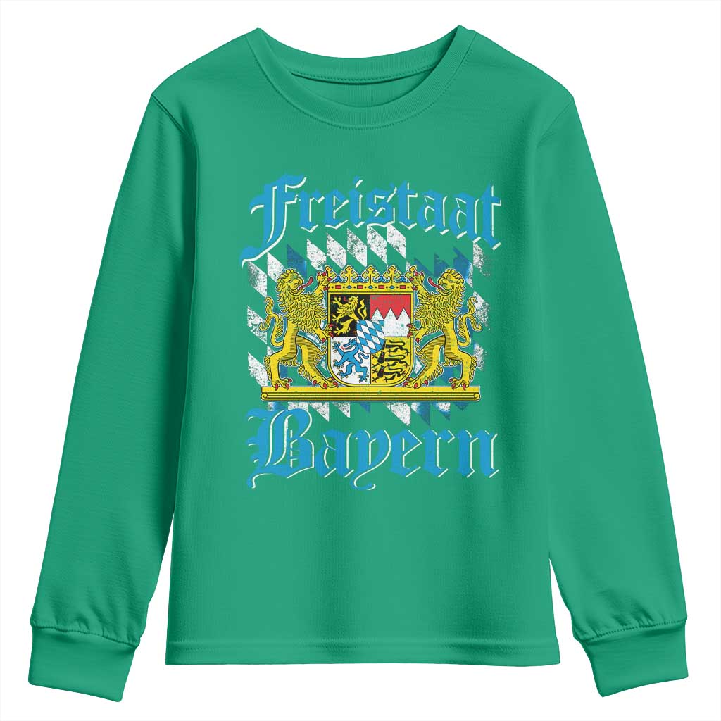 Freustaat Bayern Youth Sweatshirt Bavaria German Munich Oktoberfest - Wonder Print Shop