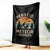 Perseid Meteor Shower Throw Blanket Shooting Stars Astronomy Vintage Mountain - Wonder Print Shop