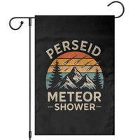 Perseid Meteor Shower Garden Flag Shooting Stars Astronomy Vintage Mountain - Wonder Print Shop