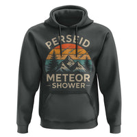 Perseid Meteor Shower Hoodie Shooting Stars Astronomy Vintage Mountain - Wonder Print Shop