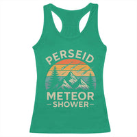 Perseid Meteor Shower Racerback Tank Top Shooting Stars Astronomy Vintage Mountain - Wonder Print Shop