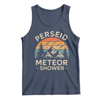 Perseid Meteor Shower Tank Top Shooting Stars Astronomy Vintage Mountain - Wonder Print Shop