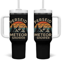 Perseid Meteor Shower Tumbler With Handle Shooting Stars Astronomy Vintage Mountain - Wonder Print Shop