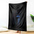 Perseid Meteor Shower Raining Astronaut With Umbrella Throw Blanket - Wonder Print Shop