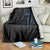 Perseid Meteor Shower Raining Astronaut With Umbrella Throw Blanket - Wonder Print Shop