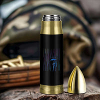 Perseid Meteor Shower Raining Astronaut With Umbrella Bullet Tumbler - Wonder Print Shop
