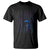 Perseid Meteor Shower Raining Astronaut With Umbrella T Shirt - Wonder Print Shop