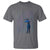 Perseid Meteor Shower Raining Astronaut With Umbrella T Shirt - Wonder Print Shop