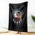American Indian Veteran Throw Blanket Native American Veteran Eagle Dreamcatcher - Wonder Print Shop