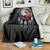 American Indian Veteran Throw Blanket Native American Veteran Eagle Dreamcatcher - Wonder Print Shop