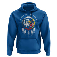 American Indian Veteran Hoodie Native American Veteran Eagle Dreamcatcher - Wonder Print Shop