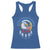 American Indian Veteran Racerback Tank Top Native American Veteran Eagle Dreamcatcher - Wonder Print Shop