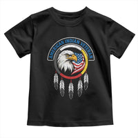 American Indian Veteran Toddler T Shirt Native American Veteran Eagle Dreamcatcher - Wonder Print Shop