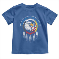 American Indian Veteran Toddler T Shirt Native American Veteran Eagle Dreamcatcher - Wonder Print Shop