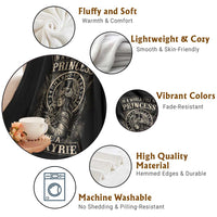 In A World Full Of Princess Be A Valkyrie Throw Blanket Viking Norse Mythology - Wonder Print Shop