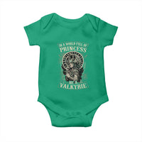 In A World Full Of Princess Be A Valkyrie Baby Onesie Viking Norse Mythology - Wonder Print Shop