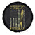 American Indian Veteran Spare Tire Cover Native American Veteran Feathers Camo Flag - Wonder Print Shop