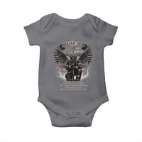 Christian Firefighter Baby Onesie When You Walk Through The Fire You Shall Not Be Burned American Flag