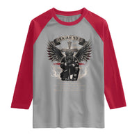 Christian Firefighter Raglan Shirt When You Walk Through The Fire You Shall Not Be Burned American Flag