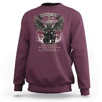 Christian Firefighter Sweatshirt When You Walk Through The Fire You Shall Not Be Burned American Flag