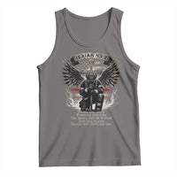 Christian Firefighter Tank Top When You Walk Through The Fire You Shall Not Be Burned American Flag