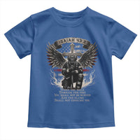 Christian Firefighter Toddler T Shirt When You Walk Through The Fire You Shall Not Be Burned American Flag
